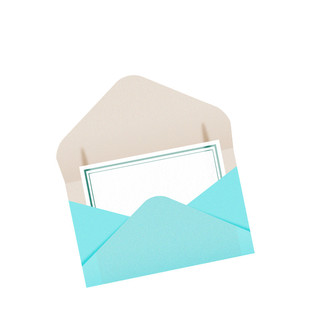 蓝色手绘卡通信封信息元素GIF信封元素